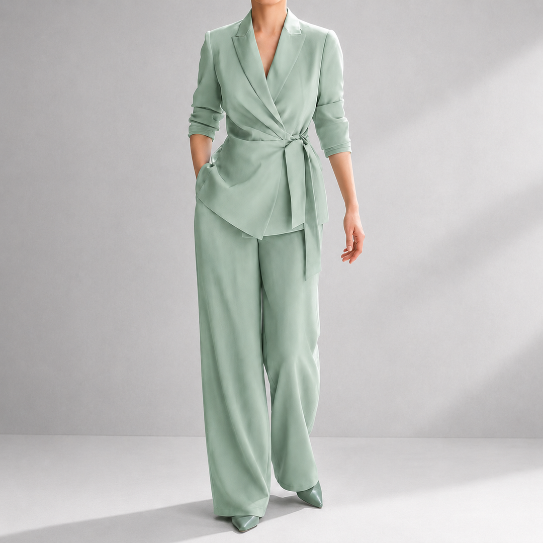 Elowen™ | Draped Two-Piece Set