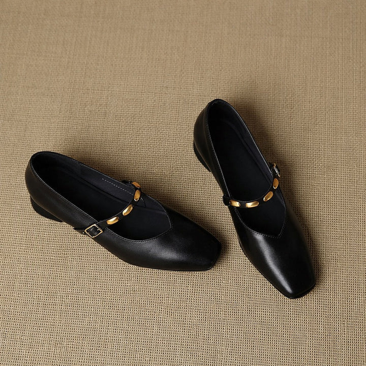 Zyra | Genuine Leather Flats