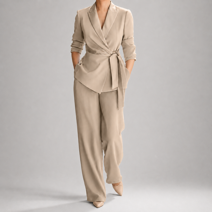 Elowen™ | Draped Two-Piece Set
