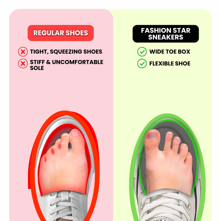 FASHION STAR | TRENDY ORTHOPEDIC SNEAKERS