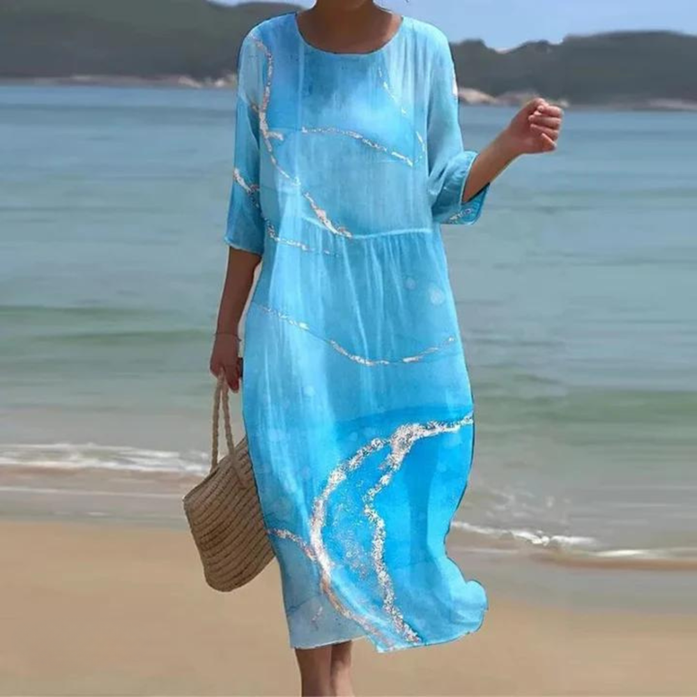 Marina - Vestido Impreso de Verano