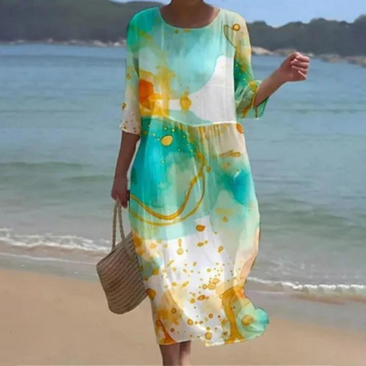 Marina - Vestido Impreso de Verano