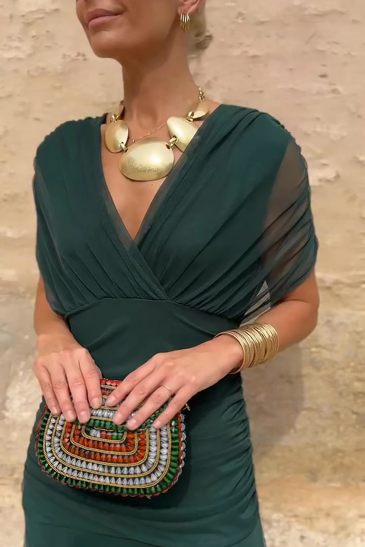 Henrietta™ | Elegante Vestido Maxi Floral con Escote en V