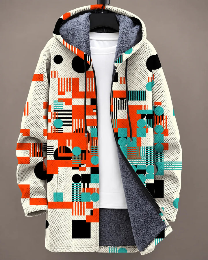 Georgina | Speckled Print Hooded Jacket