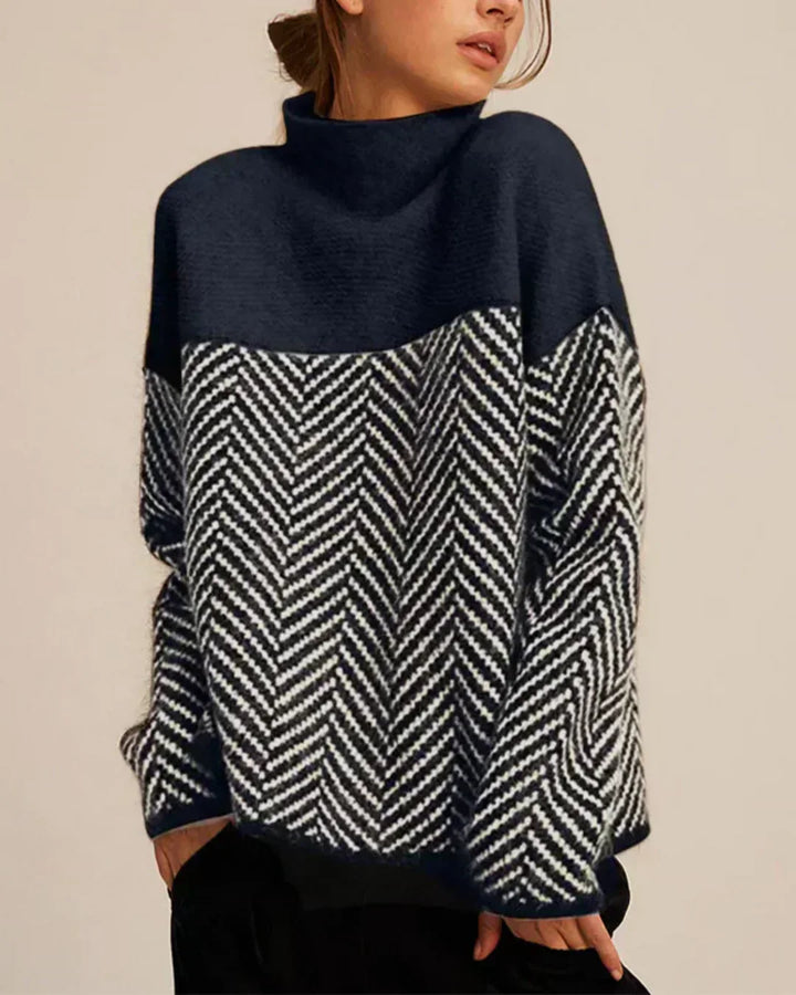 Clarisse - Cotton Turtleneck Sweater