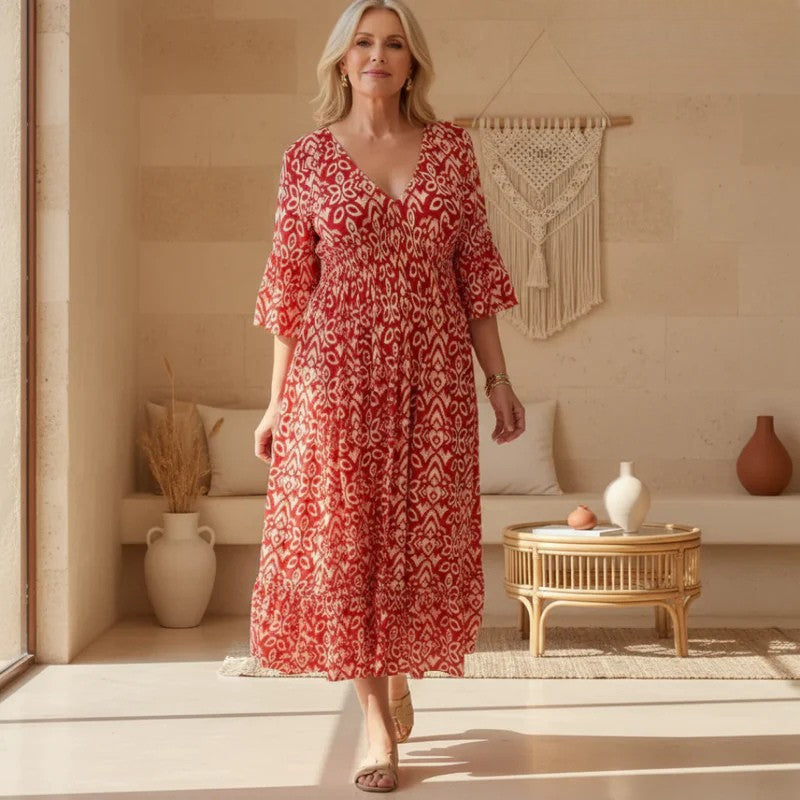 Lillia - Vestido Impreso Boho