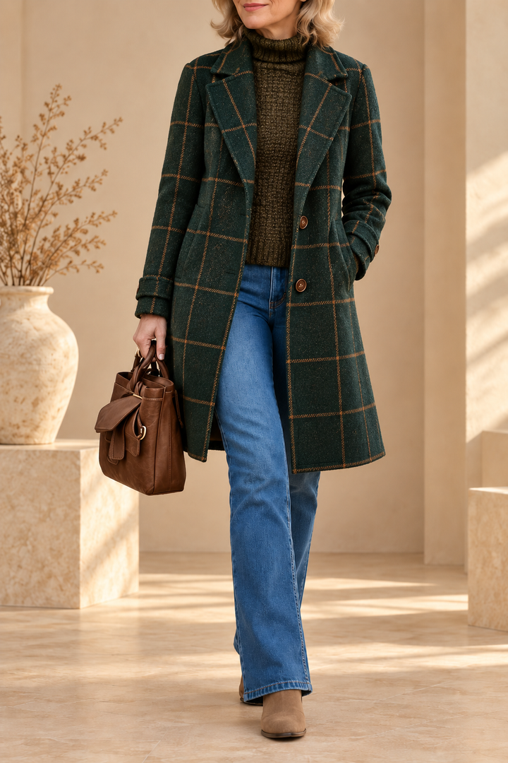 Edith | The Check Coat