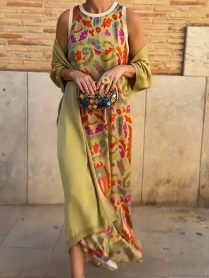 Delly - Vestido de Dos Piezas Boho Chic