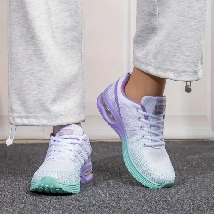 Chloe – Orthopedic Shoes in Violet & Turquoise