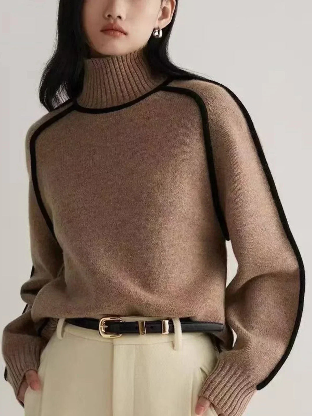 Deirdre | The Piped Turtleneck