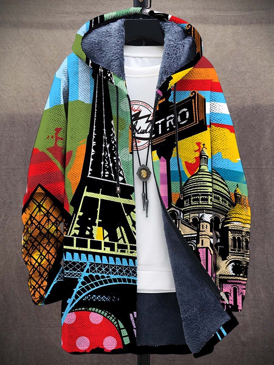Merle | Art Print Hooded Zip Jacket
