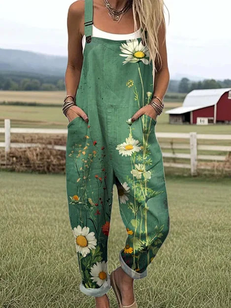 Daisy Bloom Dungarees