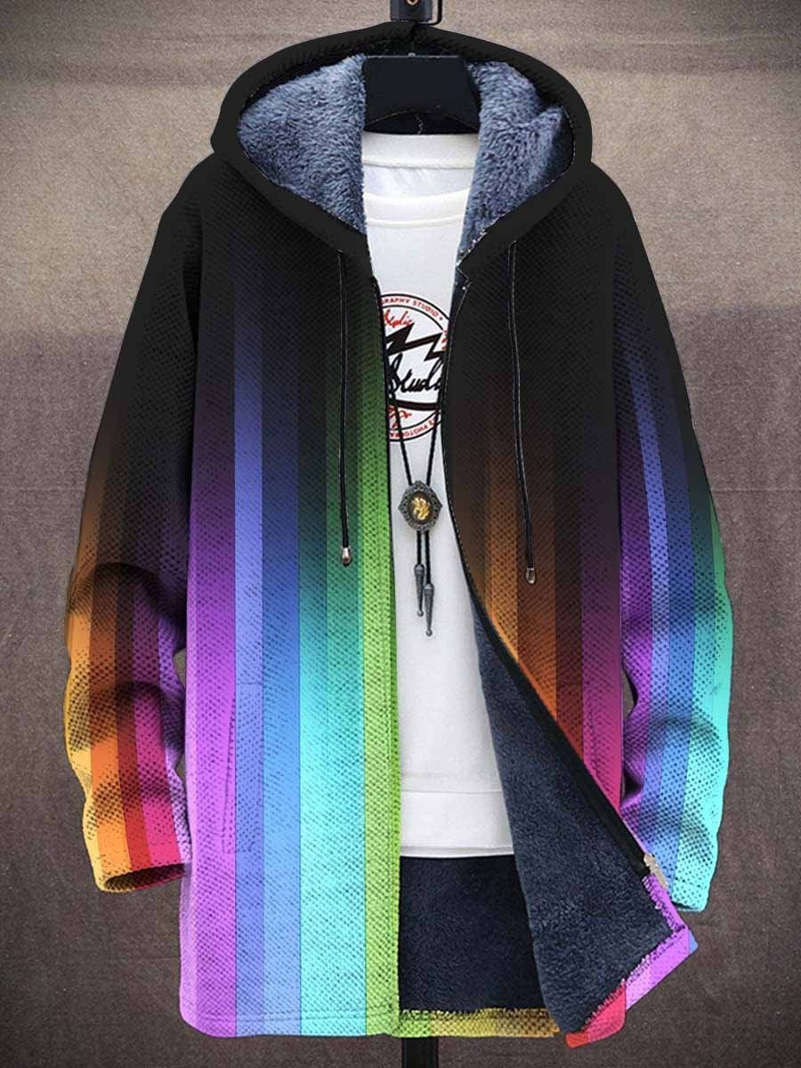 Noreen | Striped Hooded Cardigan