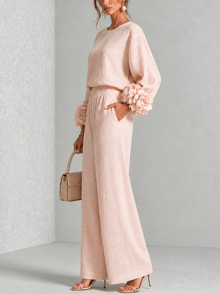 ROSANNE | FLORAL CUFF TWO-PIECE SET