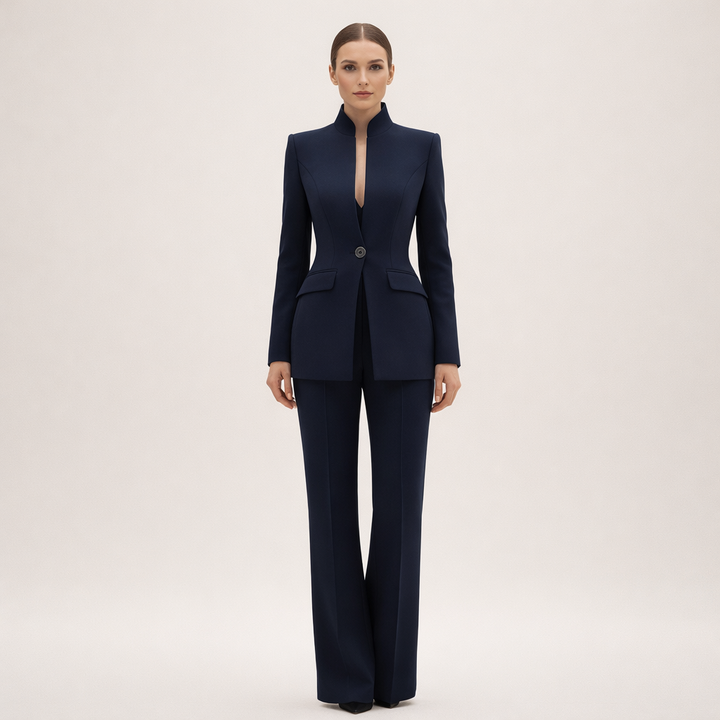 VESSIA | Tailored Wide-Leg Suit