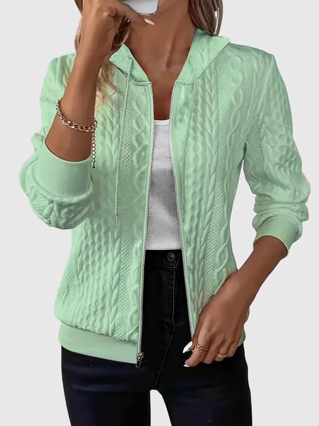 Mia | Cozy Zipper Hoodie