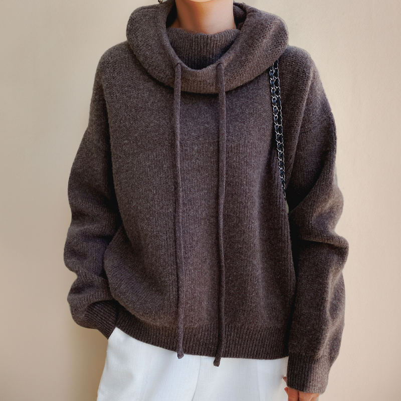 Lia - Elegant Turtleneck Sweater for a Sophisticated Style