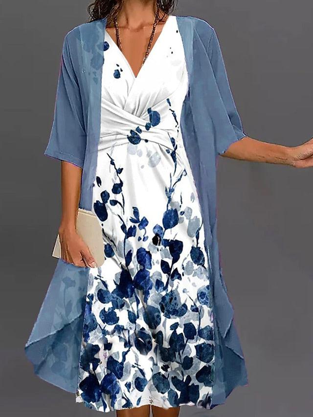 Lucille - Vestido Envolvente Fluyente