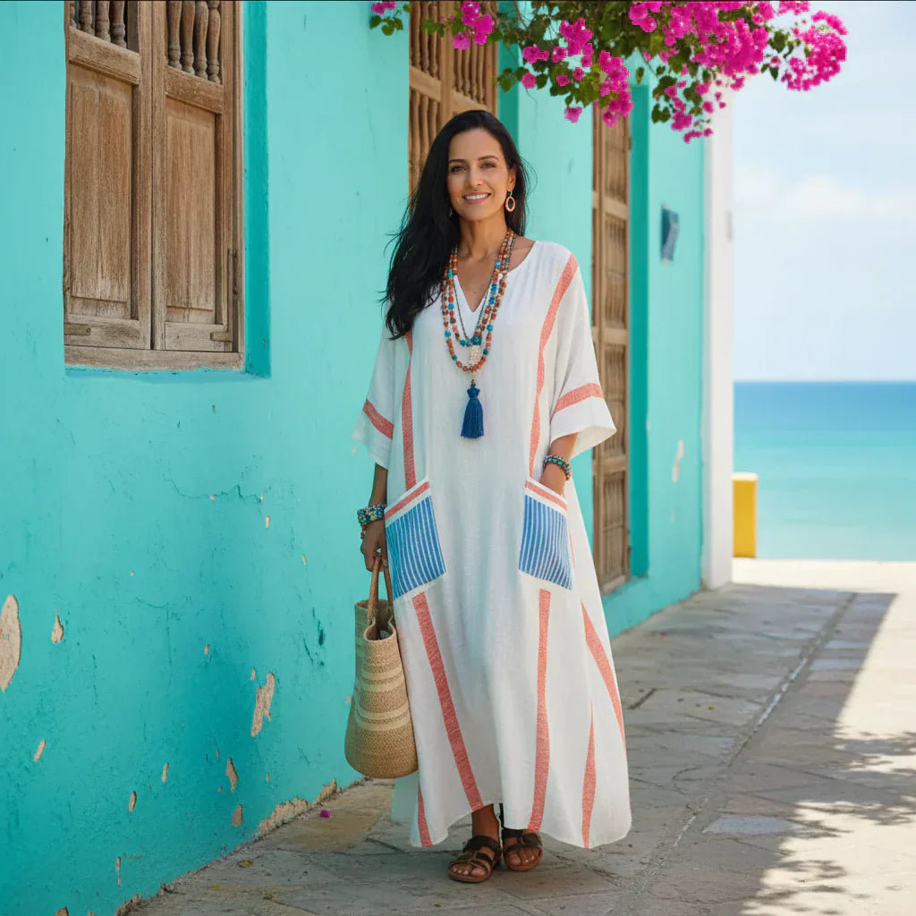 Ellen - Vestido de Playa Elegante