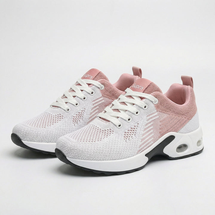 Madison – Orthopedic Shoes in White & Pink
